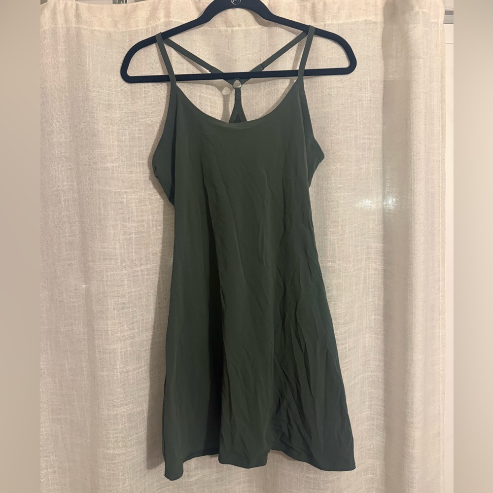 Outdoor Voices Forest Green Exercise Dress